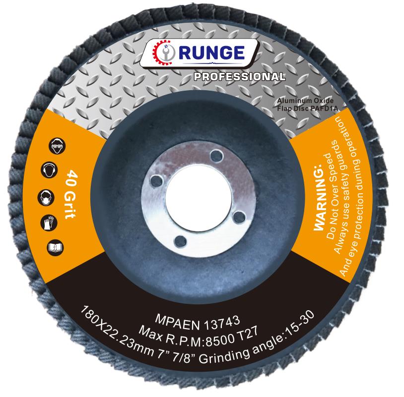 10 Pc Flap Sanding Grinding Disc 4 1/2" X 7/8" Aluminum Oxide A/O NEW